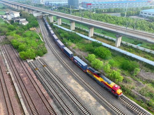 社會 江蘇開行中老鐵路國際貨運列車化肥專列